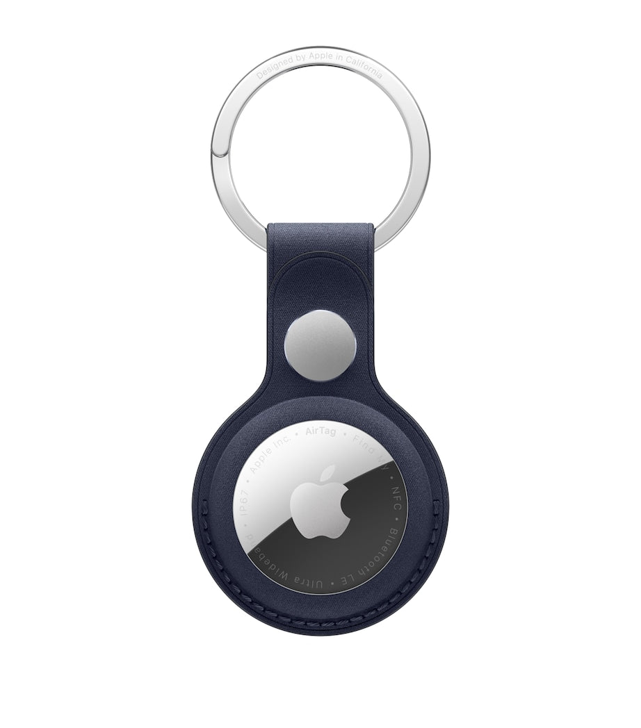 Apple FineWoven Key Ring AirTag accessory, imported from the UK