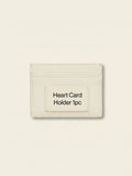 Vivienne Westwood leather card holder with heart motif, imported from the UK