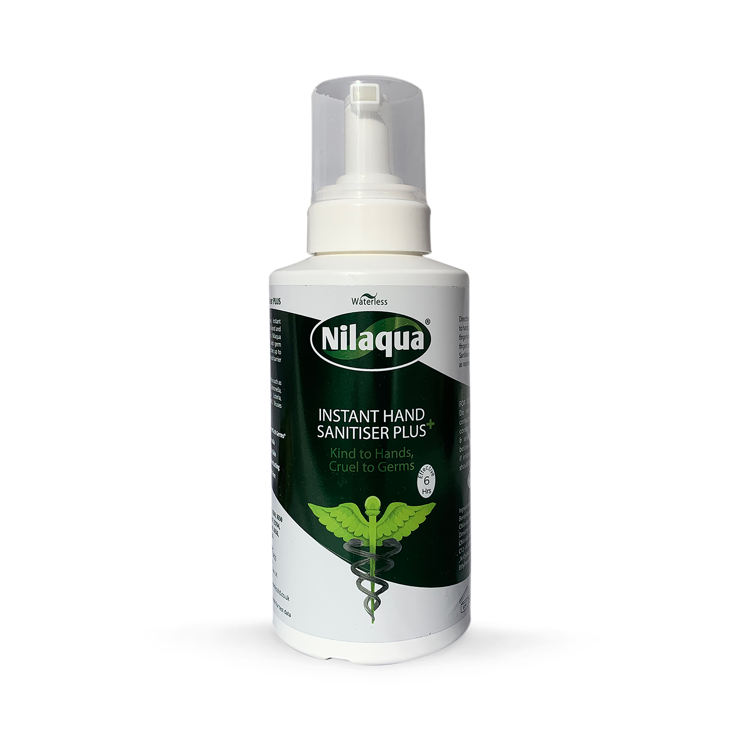 Nilaqua alcohol-free foaming hand sanitiser 500ml, UK version