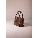 SVNX woven tote bag dark brown - British product