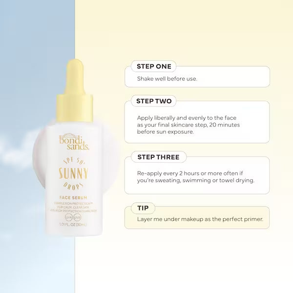 Bondi Sands Face Serum SPF 50+ 30ml - British product
