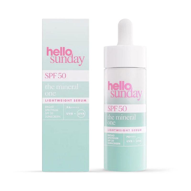 Hello Sunday mineral sunscreen serum SPF50 30ml, UK version