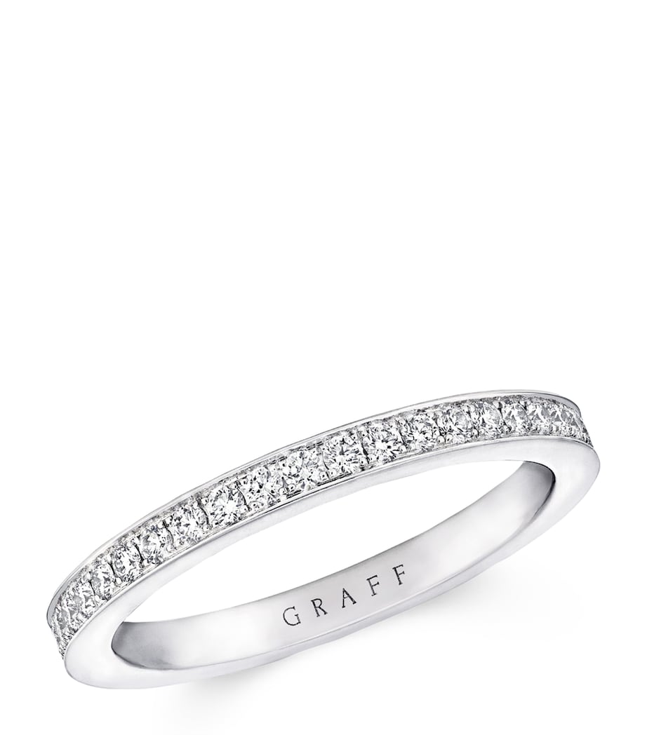 Graff platinum and diamond eternity ring, UK version