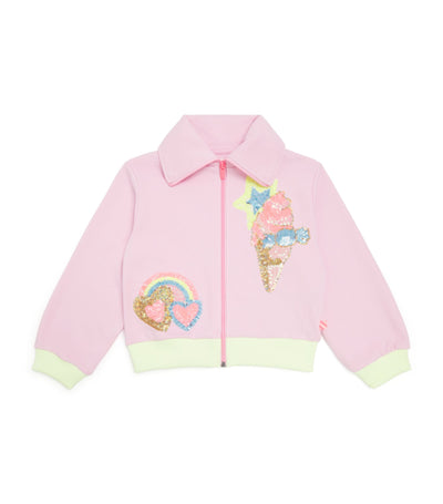 Harrods Sweatshirt zippé à sequins Billieblush (2-12 ans) - Acheter en ligne sur McGrocer