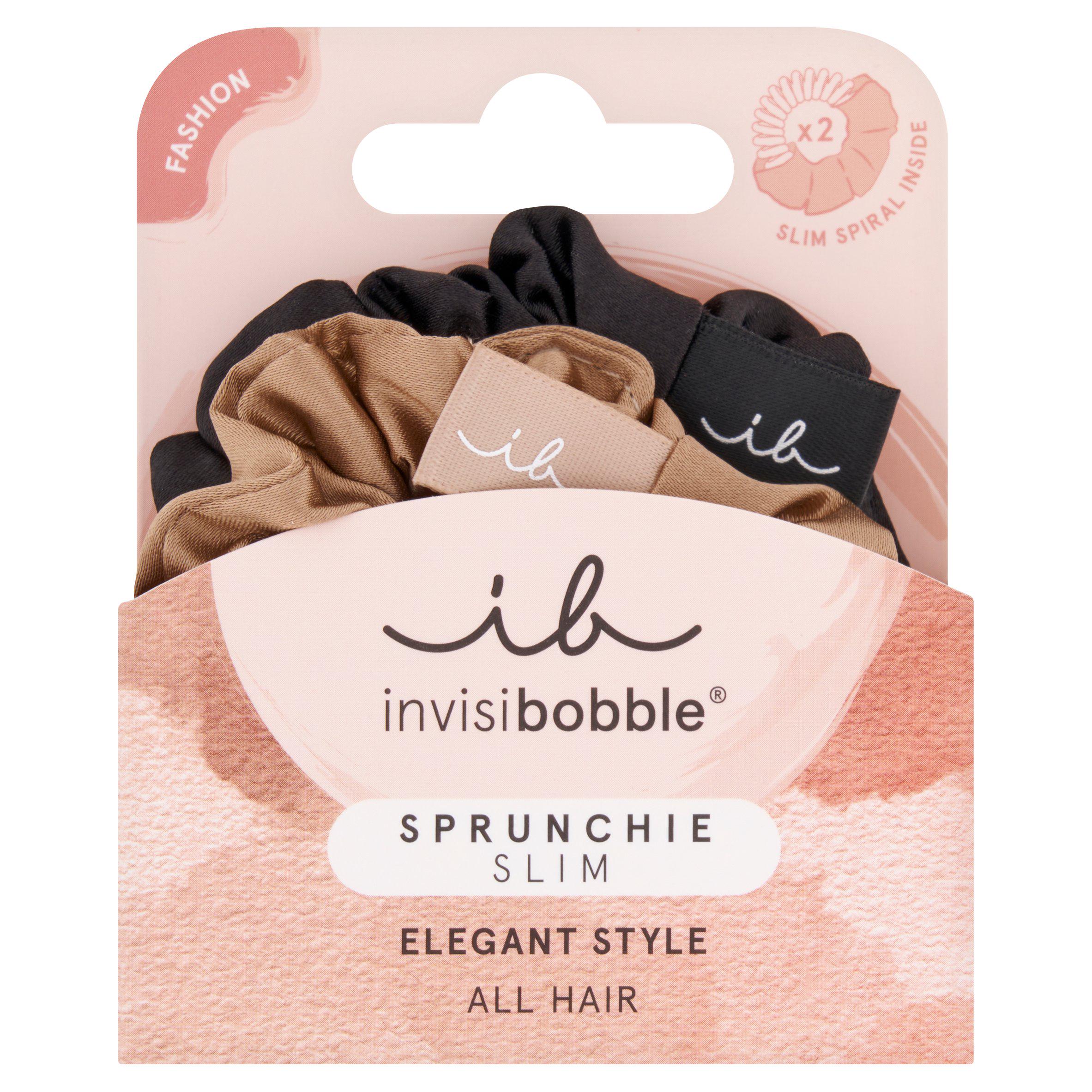 Invisibobble Sprunchie Slim True Golden x2 Hair accessories Sainsburys   