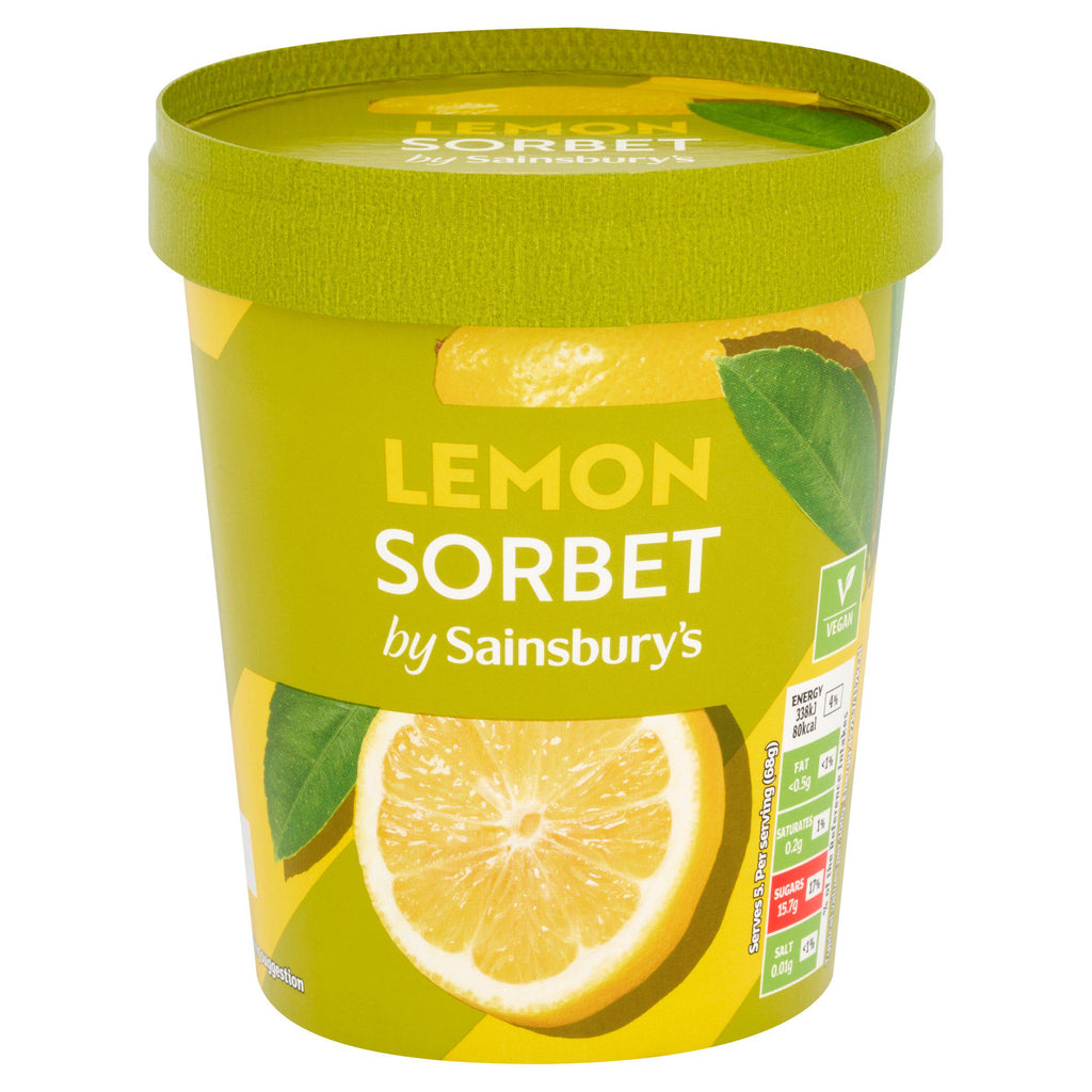 Sainsbury's Sorbet Lemon 500ml