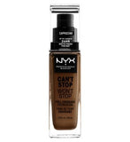 NYX Professional Makeup, Can't Stop Won't Stop Full Coverage Foundation Vegetarian & Vegan Boots CAPPUCCINO  