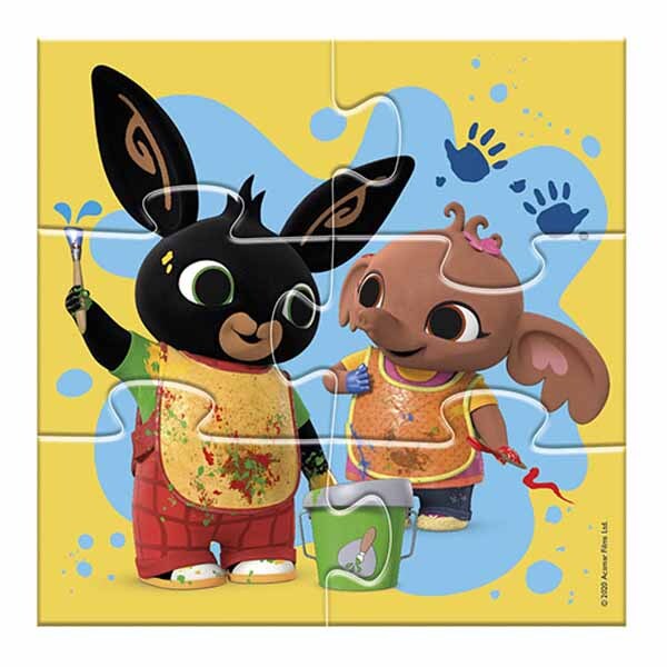 Totum Bing 4 in 1 puzzle set with 4 puzzles, UK version