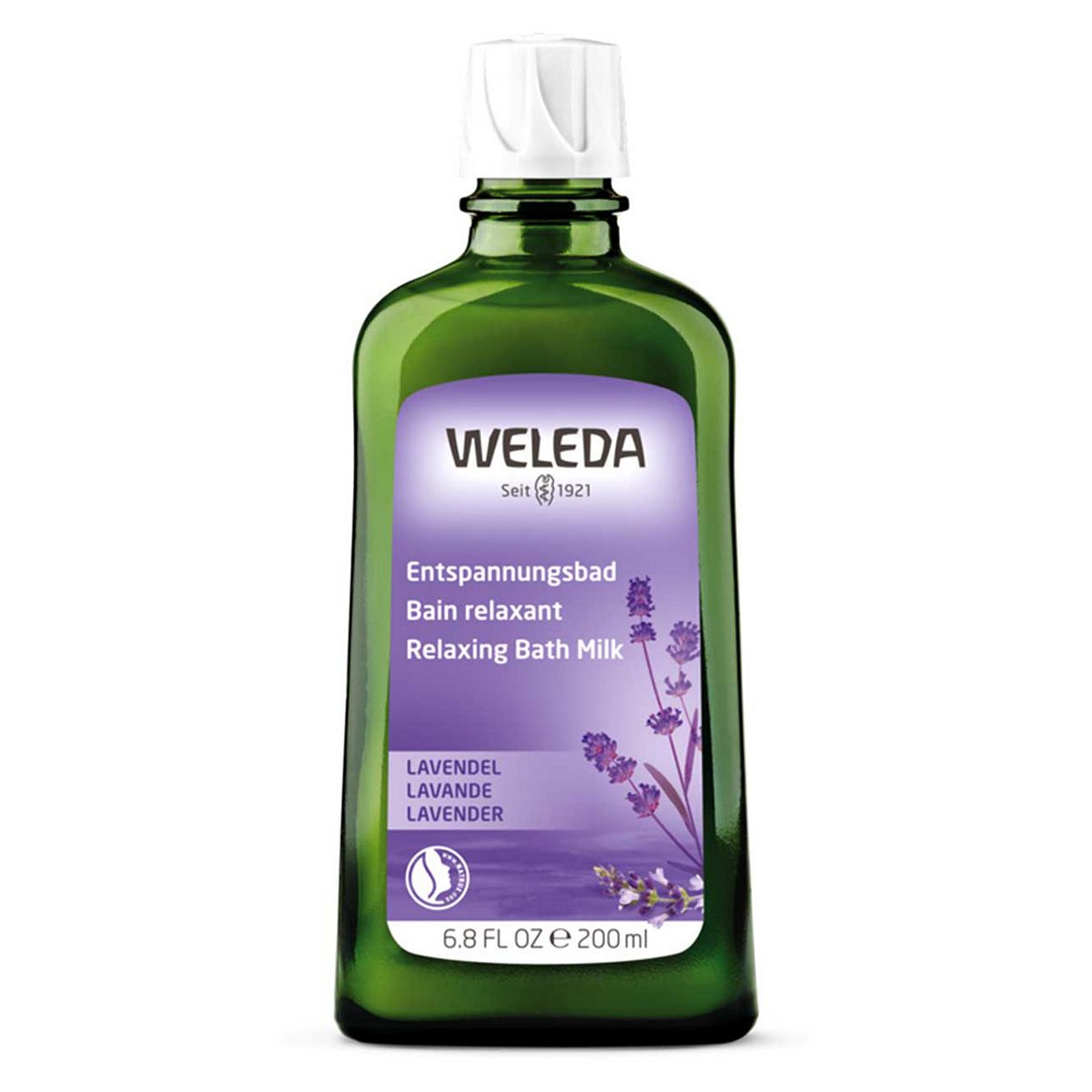 Weleda Lavender Bath Milk Vegan 200ml Make Up & Beauty Accessories Boots   