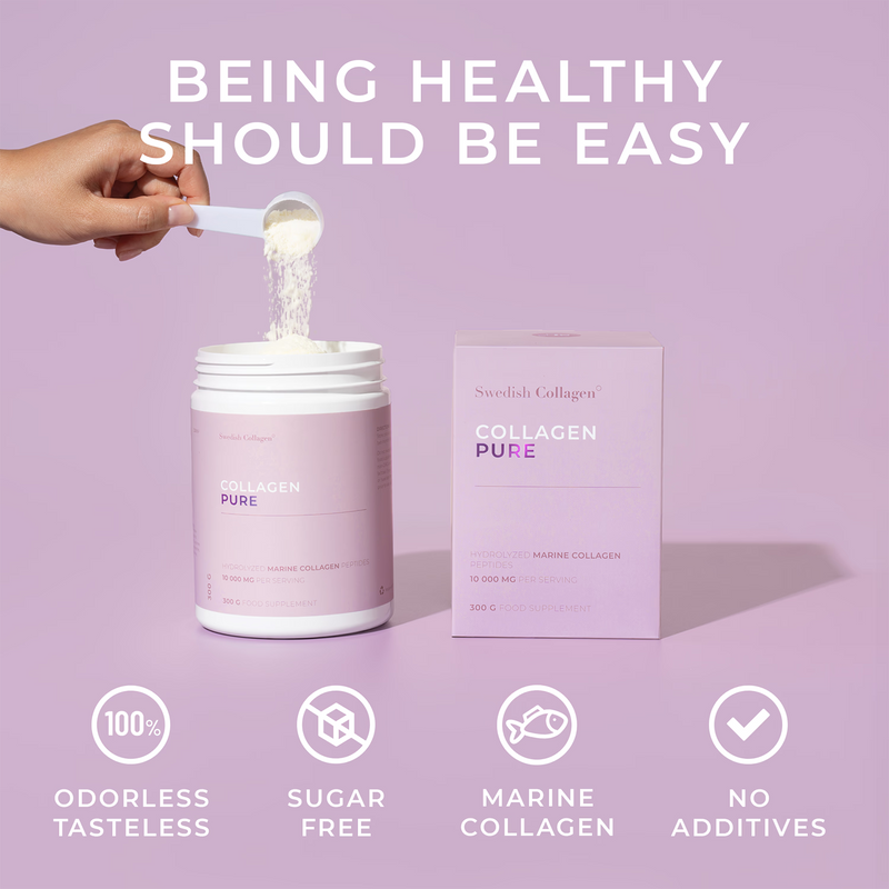 Swedish Collagen Pure 10000mg marine collagen powder 300g (British brand)