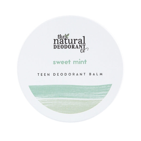 The Natural Deo Co Teen Deodorant Balm Sweet Mint 55g - British product