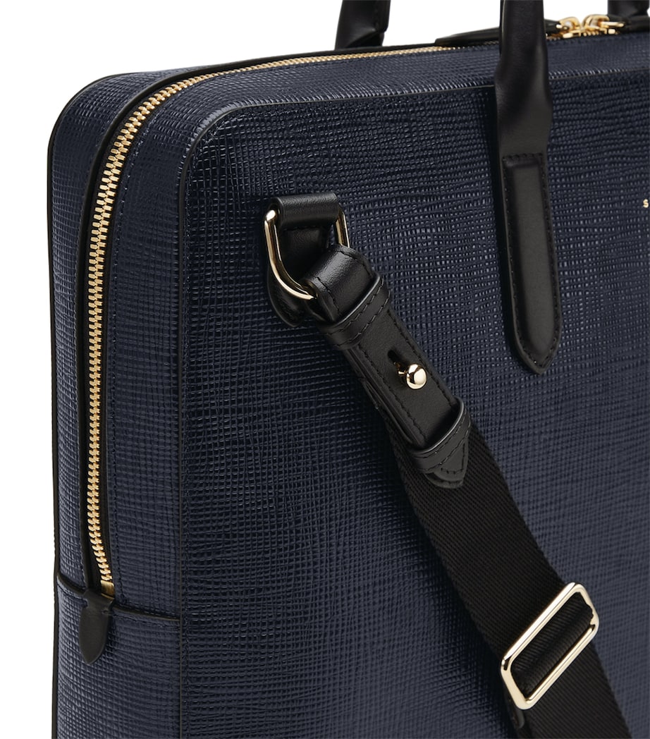 Smythson Leather Briefcase (British brand)