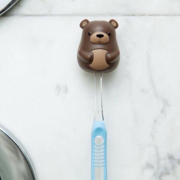 Kikkerland bear toothbrush holder (British brand)