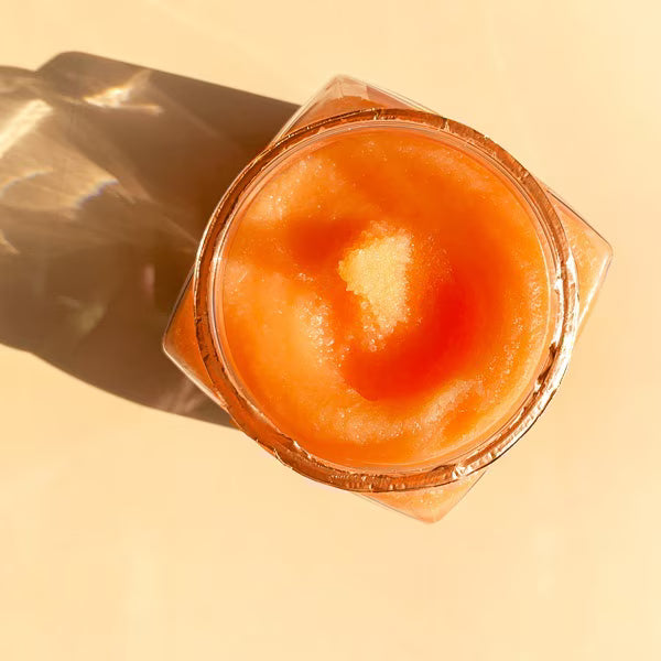 Sunday Rain mango coconut body scrub (British brand)