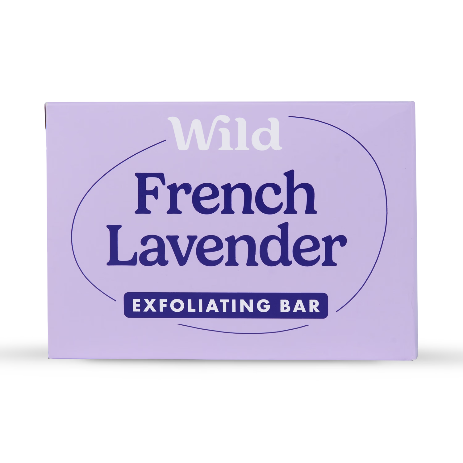 Wild lavender exfoliating soap bar 125g (British brand)