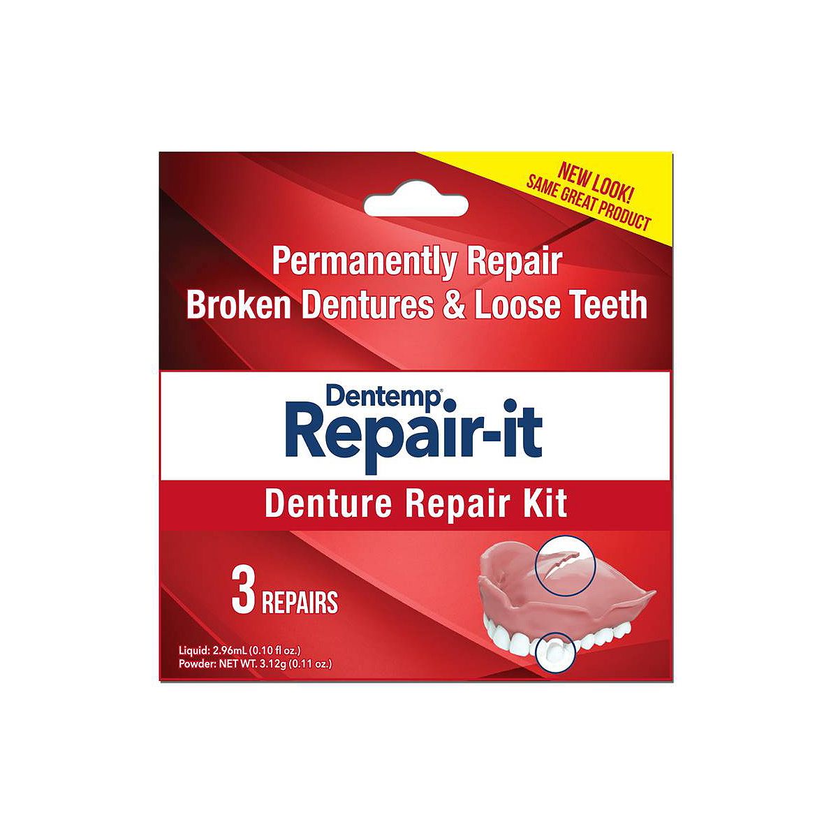 Dentemp Repair It Denture Repair Kit 3s GOODS Boots   