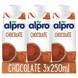 Alpro Soya Chocolate Long Life Drink   3 x 250ml