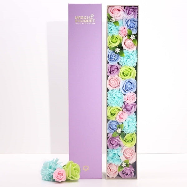 Merci Boutique Blue Dream XL soap bouquet, UK version