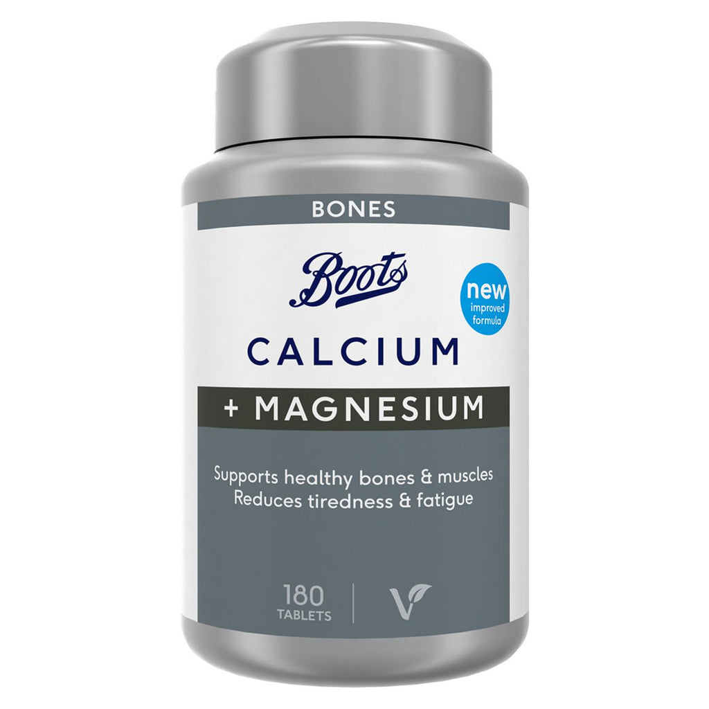 Boots Calcium + Magnesium 180 Tablets (3 month supply)