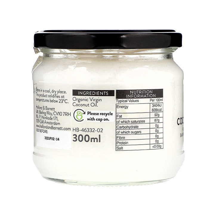 Holland & Barrett Coconut Oil 300ml GOODS Holland&Barrett   