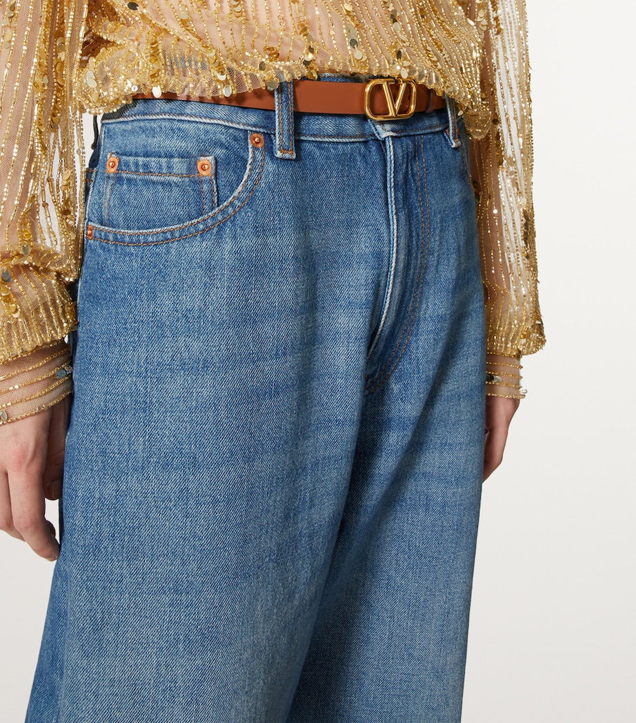 Valentino Garavani reversible VLogo Signature belt, imported from the UK