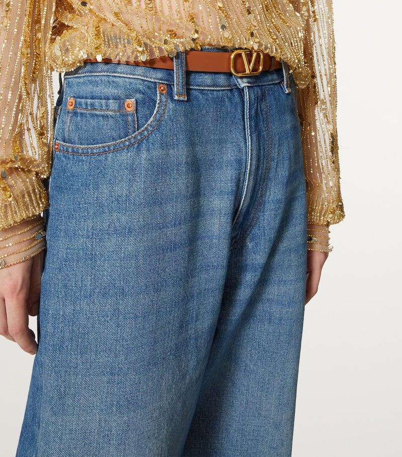Valentino Garavani reversible VLogo Signature belt, imported from the UK