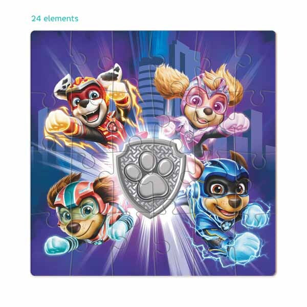 DODO Paw Patrol Mighty Heroes puzzle 24 pieces - British product
