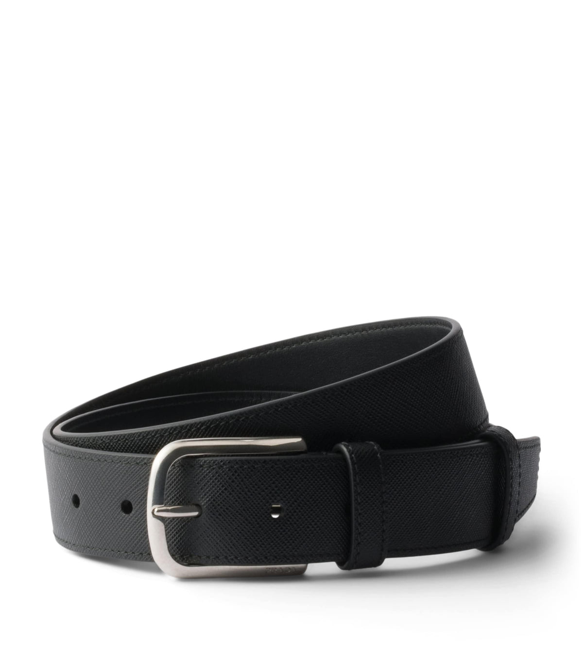 Prada Saffiano leather belt Italian luxury (British brand)