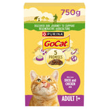 Go-Cat with Duck & Chicken Mix Dry Cat Food 750g Dry cat food Sainsburys   