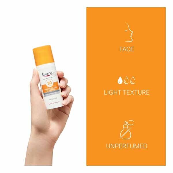 Eucerin® Sun Protection Sun Fluid Anti-Age Face SPF 30 50ml GOODS Superdrug   