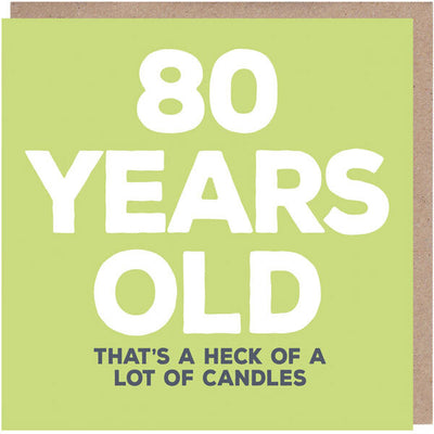 Superdrug Paper Plane 80 Years Old Birthday Card- Buy online at McGrocer