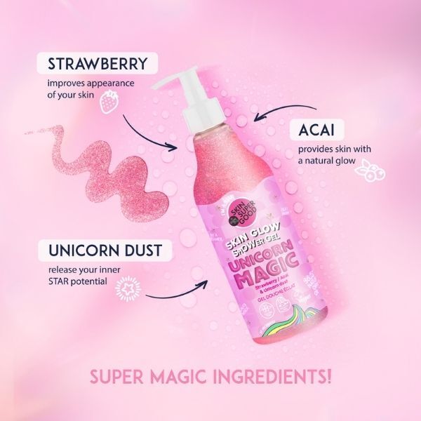 Organic Shop Unicorn Magic shower gel 500ml, imported from the UK