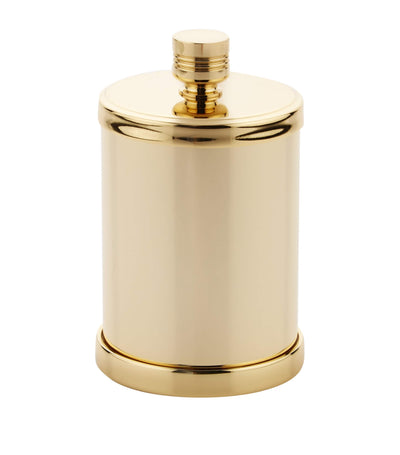 Harrods ZODIAC Cylinder Gold-Plated Jar Bathroom Storage Jar- Buy online at McGrocer