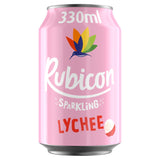 Rubicon Sparkling Lychee 330ml All juice & smoothies Sainsburys   
