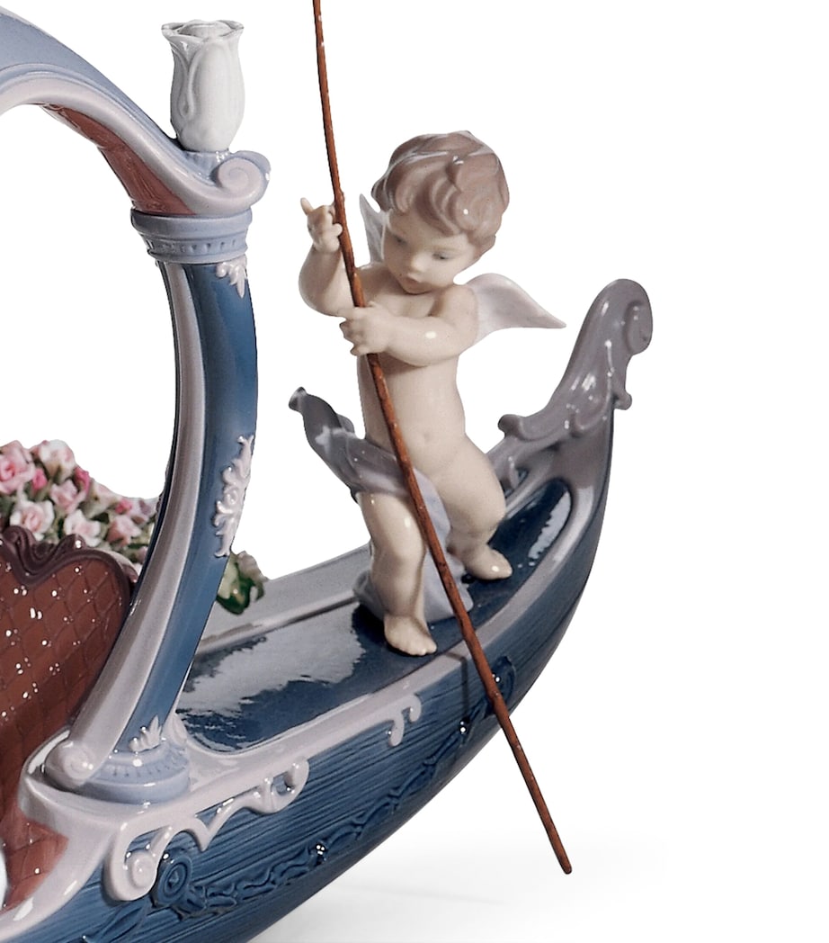 Lladró porcelain Gondola of Love ornament, UK version