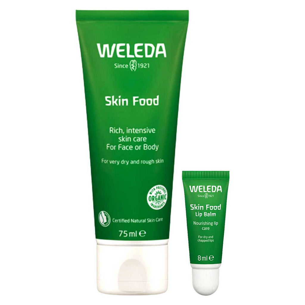 Weleda Skin Food Cream & Lip Balm Bundle 75ml