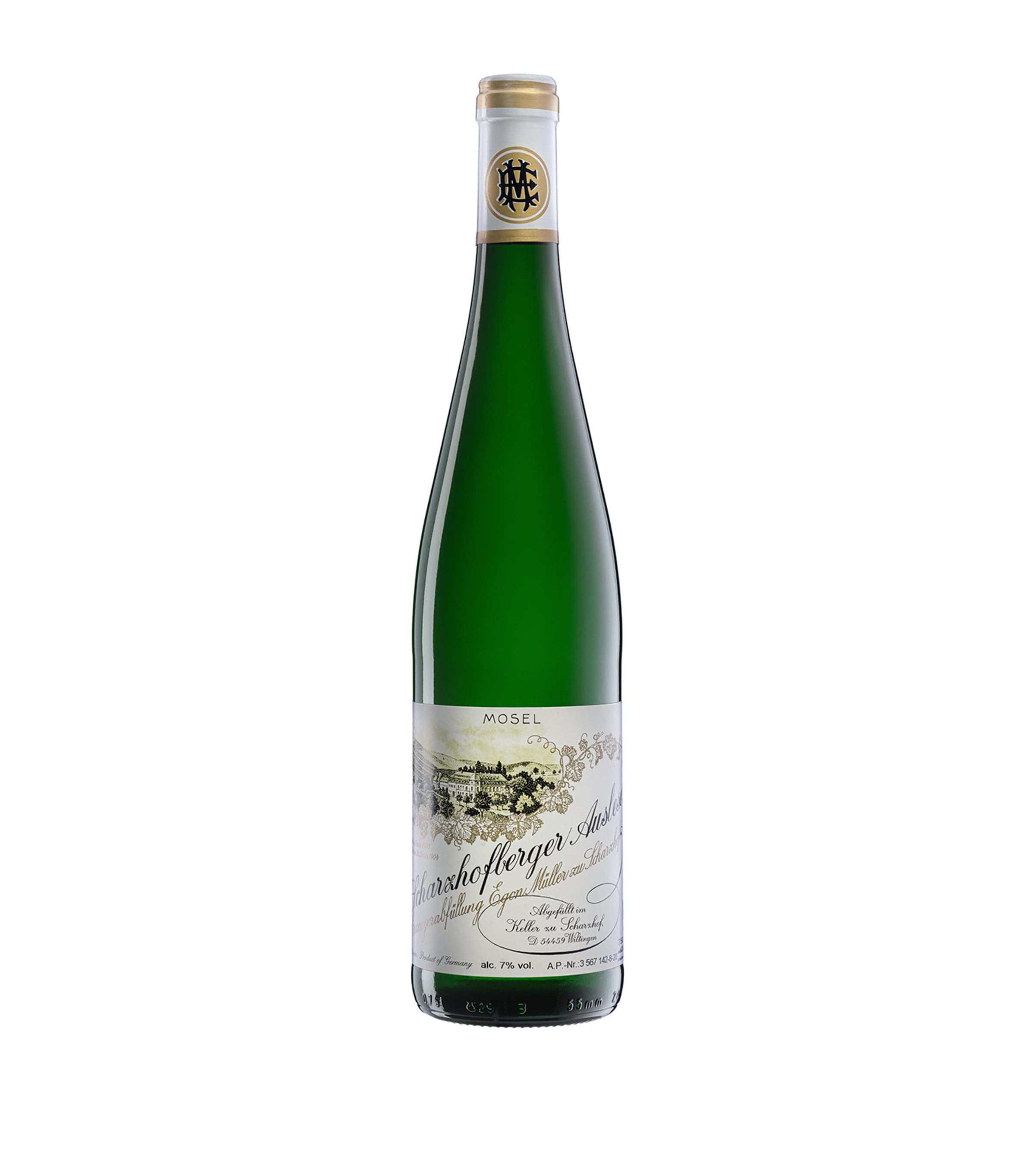 Egon Muller Scharzhofberger Auslese 2023 Riesling wine 37.5cl - British product
