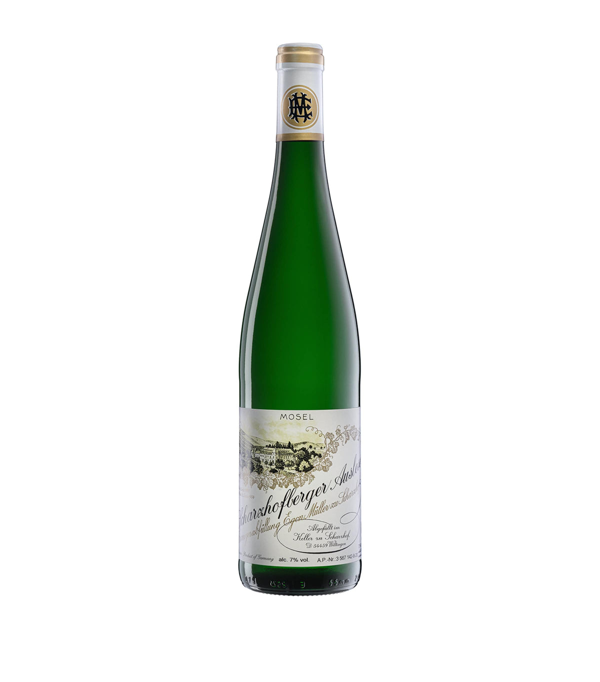 Egon Muller Scharzhofberger Auslese 2023 Riesling wine 37.5cl - British product