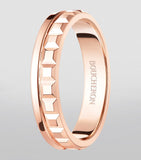 Boucheron Quatre Radiant Edition pink gold wedding band, imported from the UK