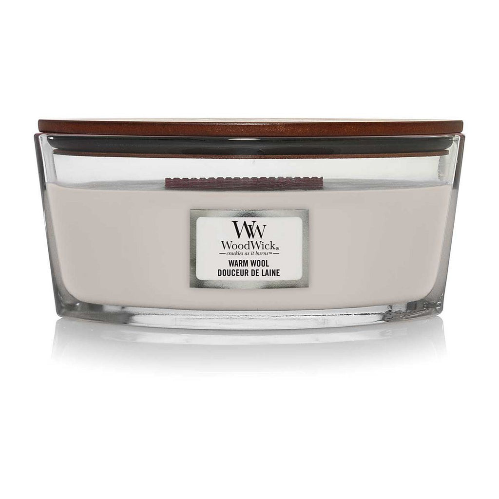 Woodwick Warm Wool Ellipse Candle 453g