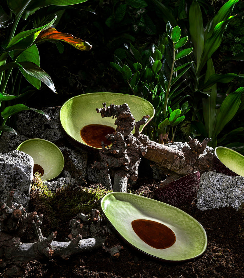 Bordallo Pinheiro kiwi fruit bowl 14cm - British product