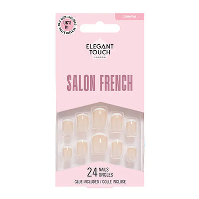 Superdrug Elegant Touch French Nails Squoval Shape Pack 114- Buy online at McGrocer