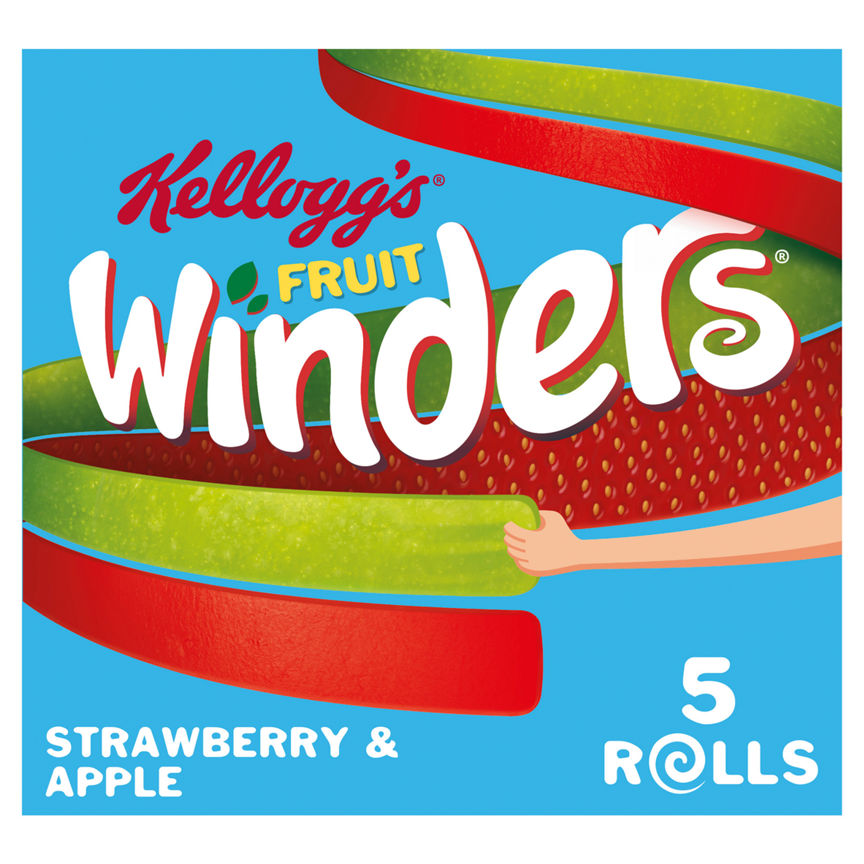 Kellogg's Fruit Winders Apple & Strawberry Flavour 5 x 17g