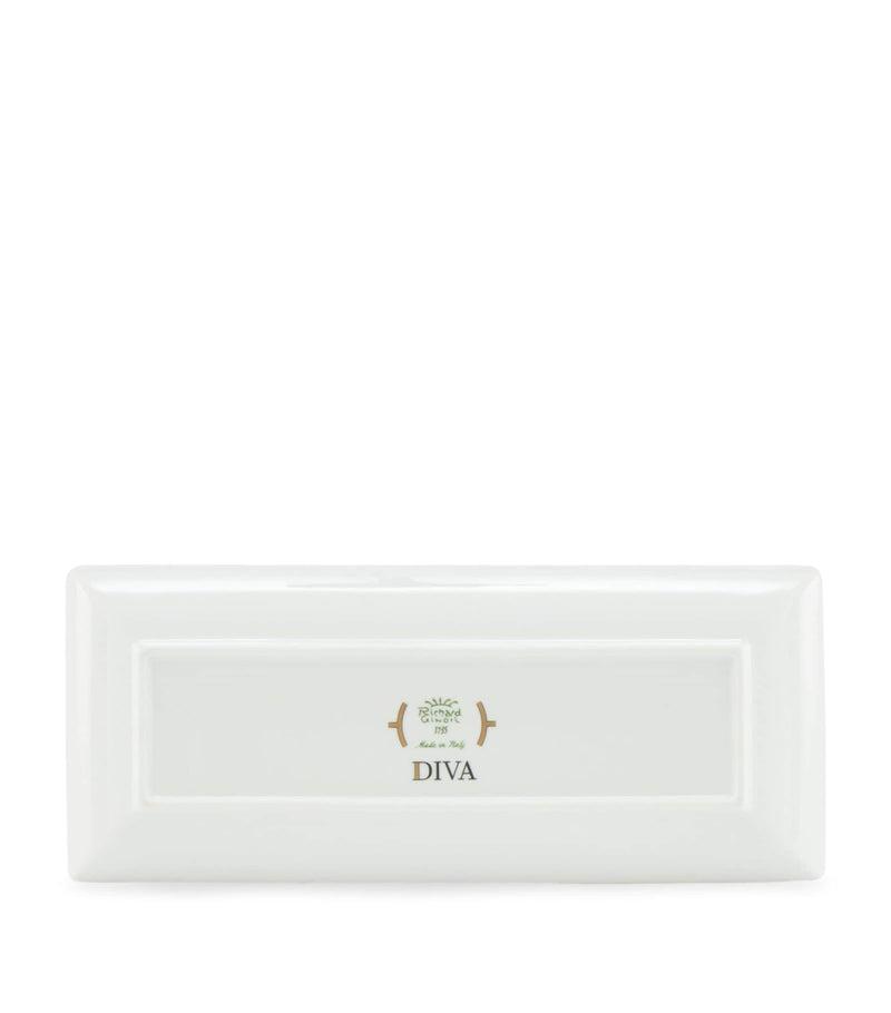 GINORI 1735 porcelain Colonna Diva rectangular change tray 28cm, UK version