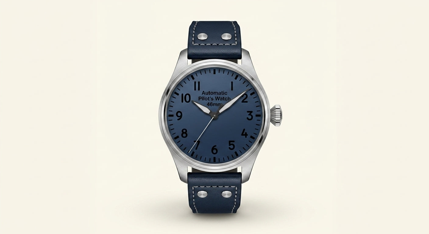 IWC Big Pilot's automatic watch 43mm stainless steel, UK version
