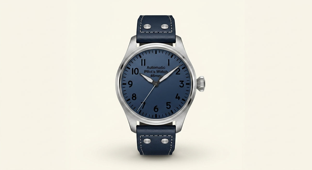 IWC Big Pilot's automatic watch 43mm stainless steel, UK version