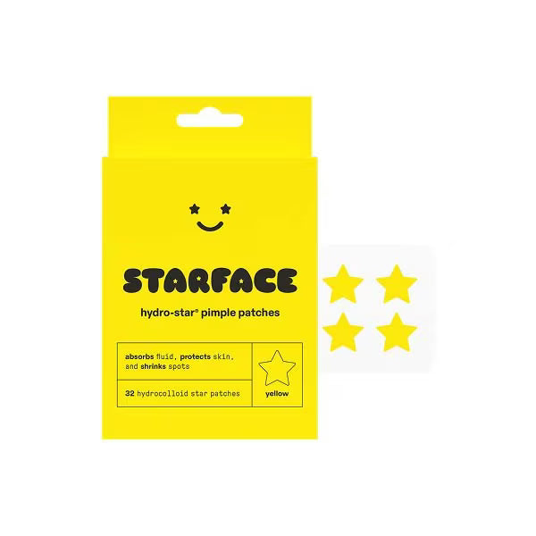 Starface yellow star pimple patches 32 pack (British brand)