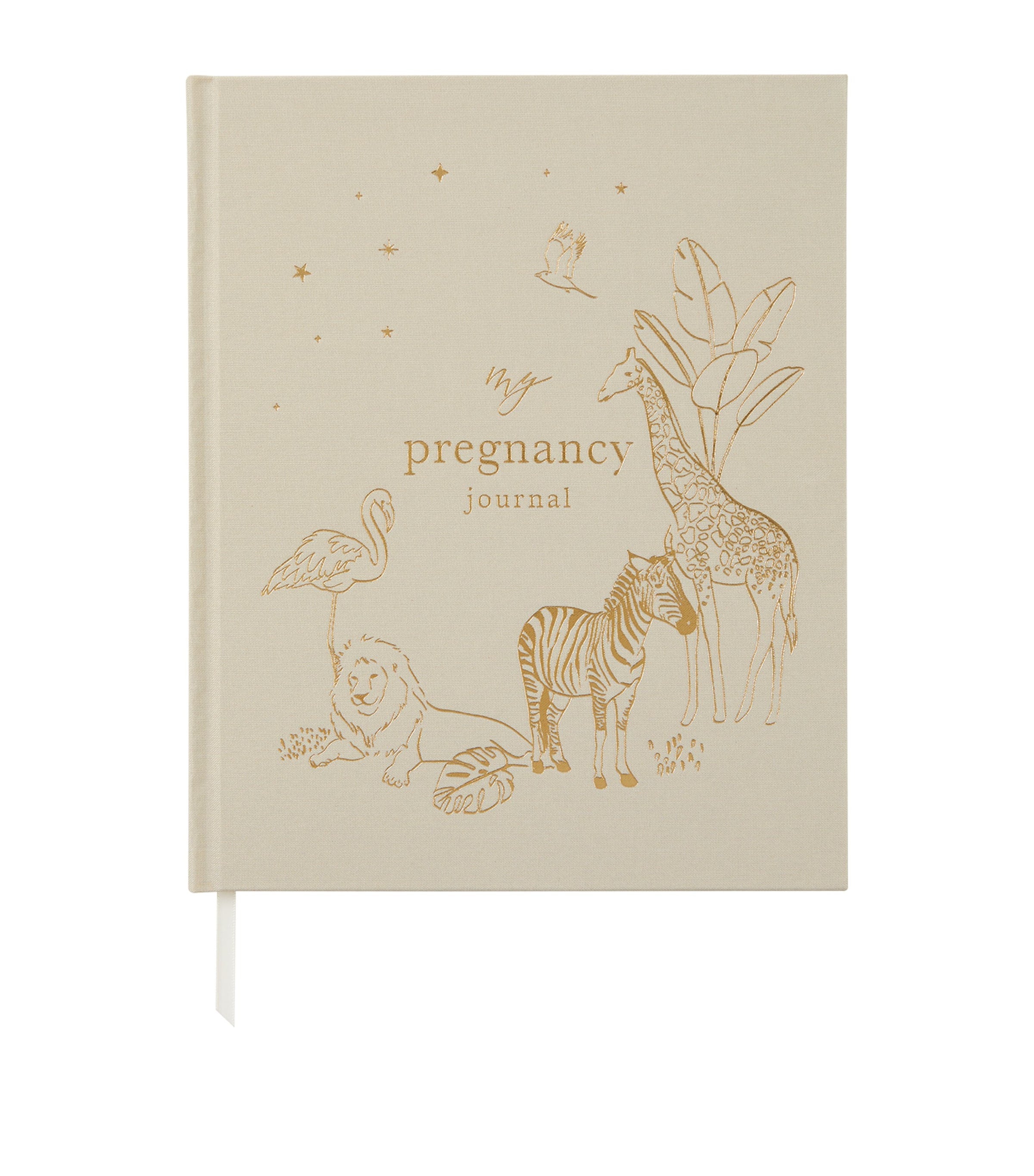 Blush and Gold Safari My Pregnancy Journal - British product