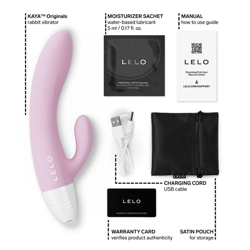 LELO KAYA rabbit vibrator soft pink - British product