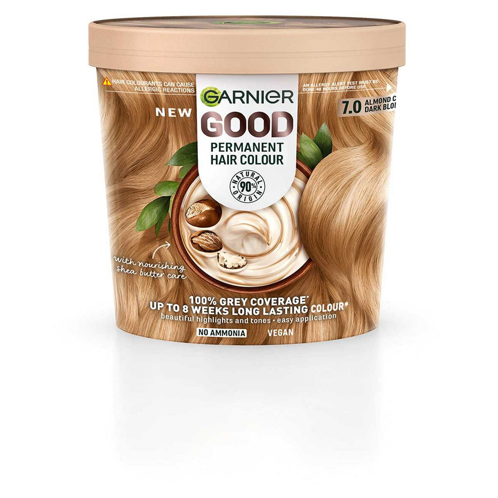 Garnier GOOD Permanent Hair Dye 7.0 Almond Creme Dark Blonde